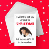 Funny Christmas Card with Zendaya