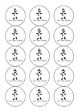 Yoga / Pilates 03 Edible Icing Cake Topper or Ribbon