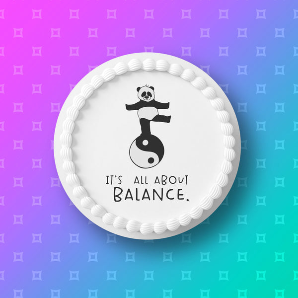Yoga / Pilates 04 Edible Icing Cake Topper or Ribbon