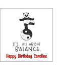 Yoga / Pilates 04 Edible Icing Cake Topper or Ribbon