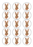 Yorkshire Terrier 01 Edible Icing Cake Topper