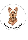Yorkshire Terrier 01 Edible Icing Cake Topper
