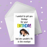 Zendaya Funny Birthday Card "I wanted to get you...."