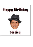 Bruno Mars 01 Edible Icing Cake Topper or Ribbon