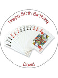 7.5" Round Edible Icing Cake Topper with your own image