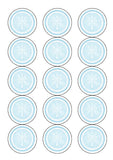 Christening 03 Edible Icing Cake Topper or Ribbon
