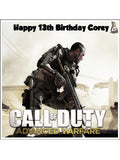 Call of Duty 03 Edible Icing Cake Topper or Ribbon