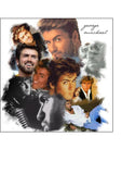 George Michael 02 Edible Icing Cake Topper or Ribbon