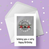 Guns n Roses 01 Birthday Card