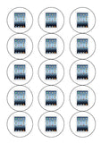iPad Edible Icing Cake Topper - White Frame