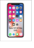 iPhone X Edible Icing Cake Topper