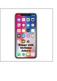 iPhone X Edible Icing Cake Topper