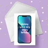 iPhone 13 Edible Icing Cake Topper or Ribbon
