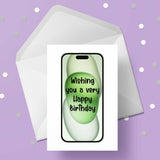 iPhone 15 Edible Icing Cake Topper or Ribbon