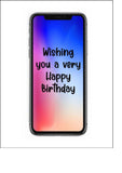iPhone 11 Edible Icing Cake Topper or Ribbon