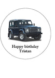 Land Rover 01 Edible Icing Cake Topper