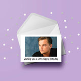 Leonardo DiCaprio 03 Birthday Card