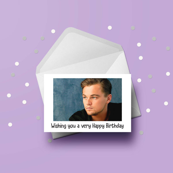 Leonardo DiCaprio 03 Birthday Card