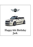 Mini Car 01 Edible Icing Cake Topper or Ribbon