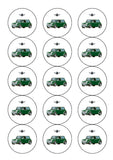 Mini Car 03 Edible Icing Cake Topper or Ribbon