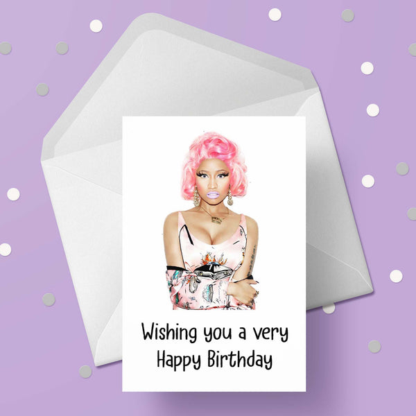 Nicki Minaj 03 Birthday Card