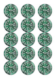 Watch Face Edible Icing Cake Topper 03