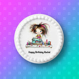 Sewing Edible Icing Cake Topper or Ribbon 02