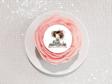 Sewing Edible Icing Cake Topper or Ribbon 02