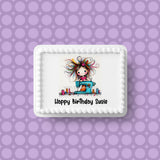 Sewing Edible Icing Cake Topper or Ribbon 03