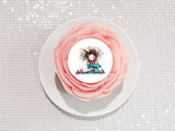 Sewing Edible Icing Cake Topper or Ribbon 03