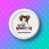 Sewing Edible Icing Cake Topper or Ribbon 04