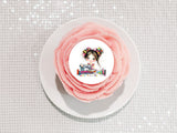 Sewing Edible Icing Cake Topper or Ribbon 04
