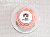 Sewing Edible Icing Cake Topper or Ribbon 05