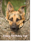 German Shepherd 01 Edible Icing Cake Topper