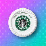 Starbucks Coffee Logo Edible Icing Cake Topper