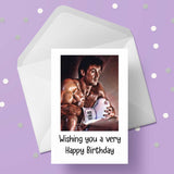 Sylvester Stallone 01 Birthday Card - Rocky