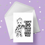 Weed, Cannabis, Marijuana Edible Icing Cake Topper 03