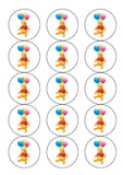Winnie the Pooh 02 Edible icing Cake Topper OR Ribbon