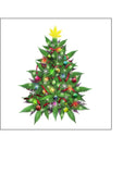 Xmas Weed, Marijuana Edible Icing Cake Topper 04