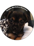 7.5" Round Edible Icing Cake Topper with your own image