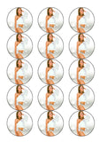 15 x 2" Edible Icing Cupcake Toppers with your own image