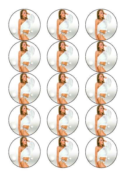 15 x 2" Edible Icing Cupcake Toppers with your own image