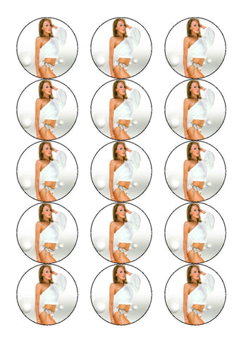 15 x 2" Edible Icing Cupcake Toppers with your own image