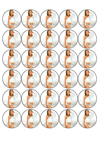 30 x 1.5" Edible Icing Mini Toppers with your own image
