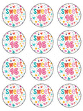 Sweet 16 Edible Icing Cake Topper