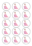 18th Birthday Edible Icing Cake Topper 02 for girls