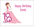 18th Birthday Edible Icing Cake Topper 02 for girls
