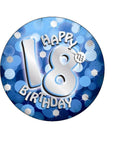 18th Birthday Edible Icing Cake Topper 04 for Boys