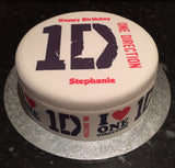 One Direction 1D Edible Icing Cake Topper 01