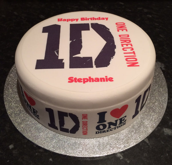 One Direction / 1D 01 Edible Icing Cake Topper